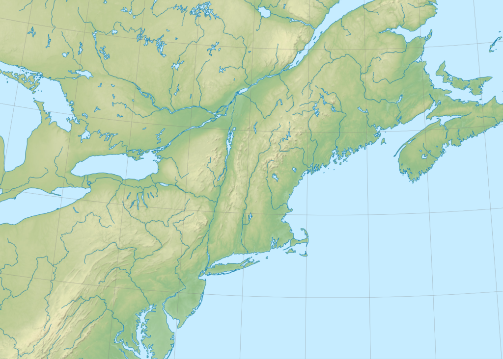 New_England_and_South-East_of_Canada_topographic_map-blank.svg